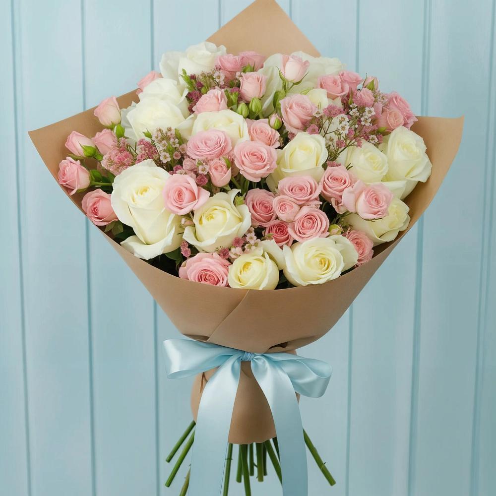 Букет цветов из: Розы в Ростовановском