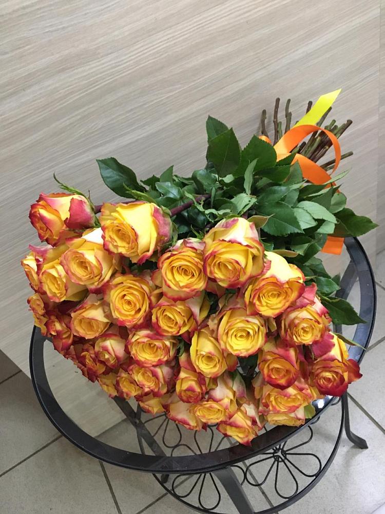 Букет Желтые розы в Ростовановском