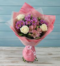 Букет цветов из:  Герберы в Ростовановском
