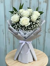 Букет цветов из:  Розы в Ростовановском