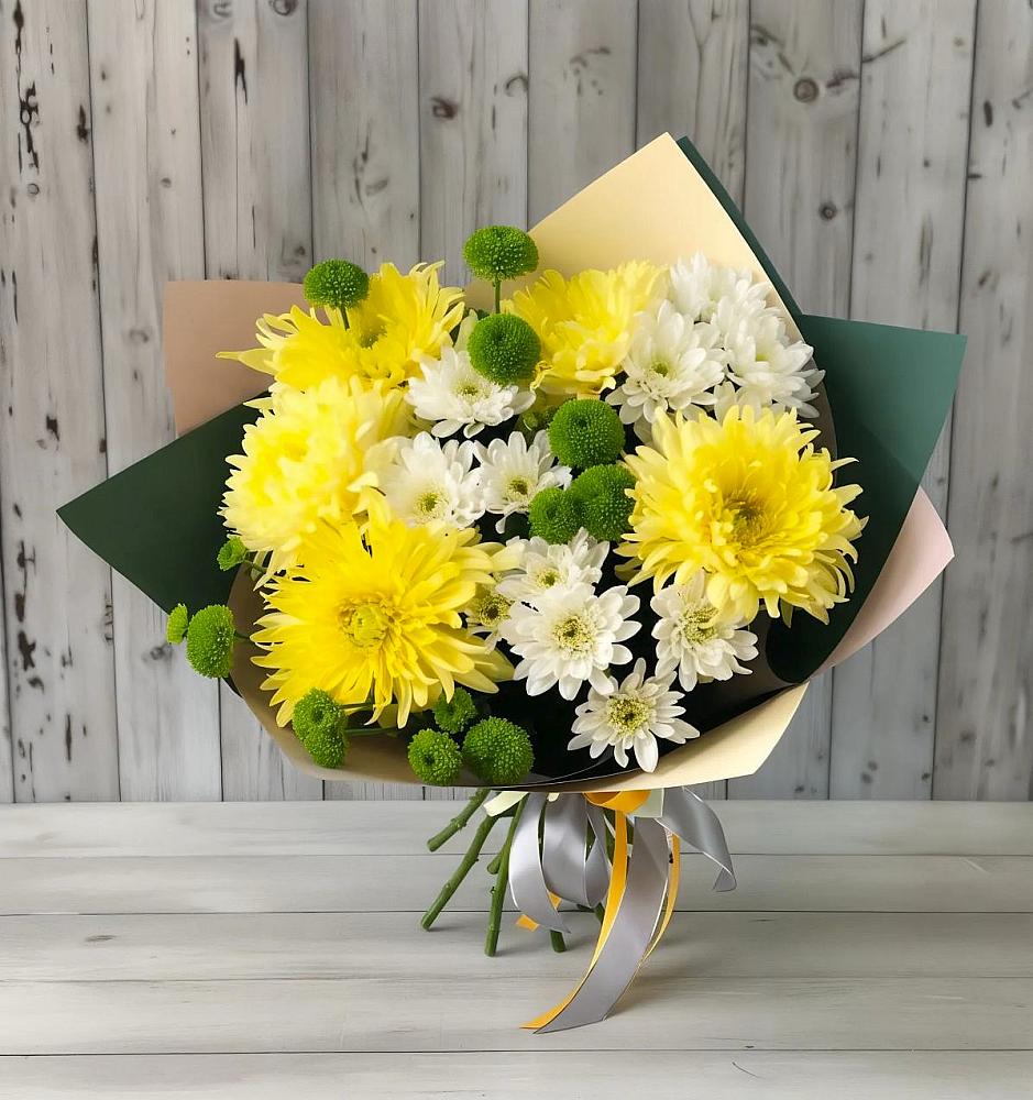 Букет цветов из: Хризантемы в Ростовановском