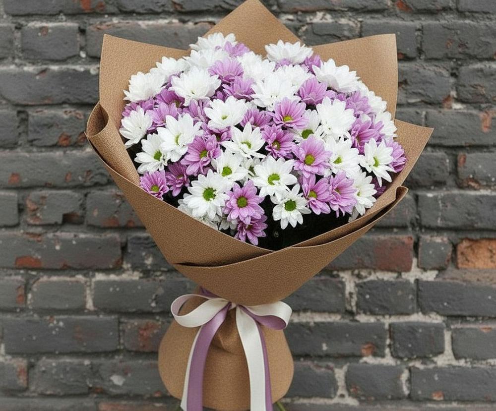 Букет цветов из: Хризантемы в Ростовановском