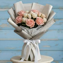 Букет цветов из:  Розы в Ростовановском