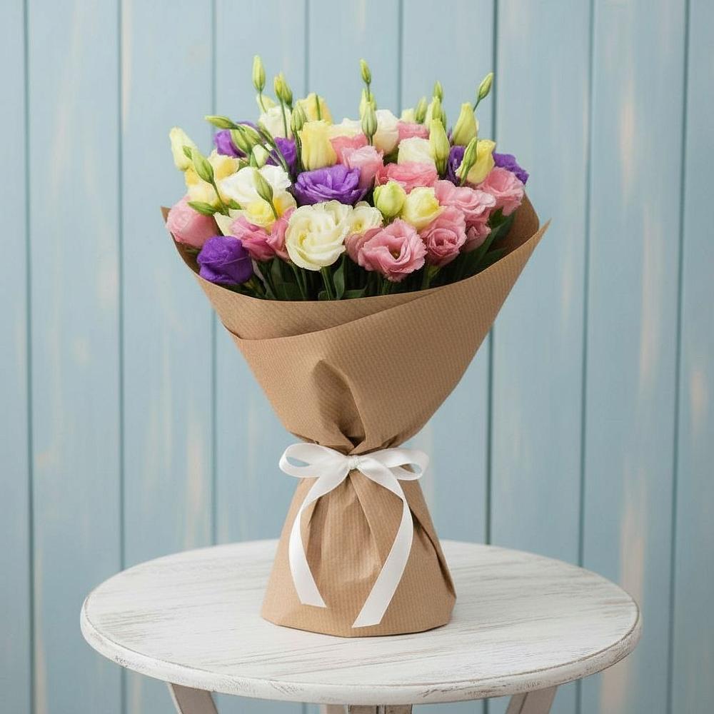 Букет цветов из: Лизиантусы в Ростовановском