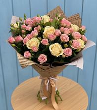 Букет цветов из:  Розы в Ростовановском