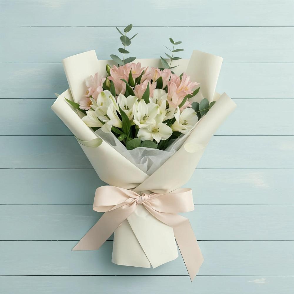Букет цветов из: Альстромерии в Ростовановском