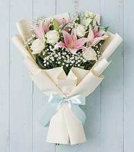 Букет цветов из:  Лилии в Ростовановском