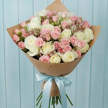 Букет цветов из:  Розы в Ростовановском