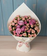 Букет цветов из:  Розы в Ростовановском