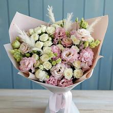 Букет цветов из:  Альстромерии и Розы в Ростовановском