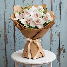 Букет цветов из:  Орхидеи и Розы в Ростовановском